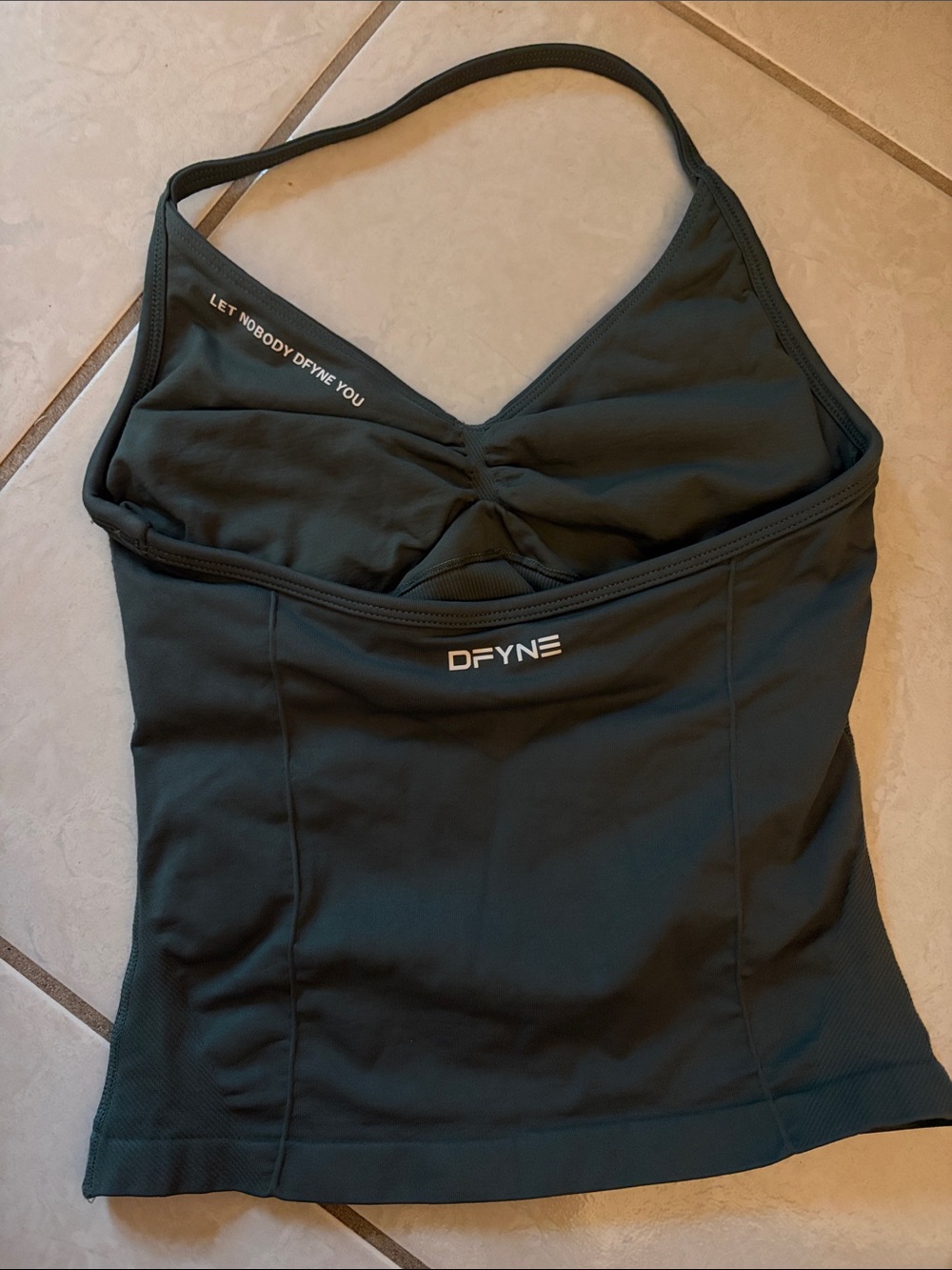 DFYNE olive green Women's Supportive Camisole Tank